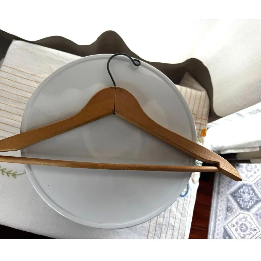 Vintage Wooden hanger St. Moritz Hotel New York City - now Ritz Carlton